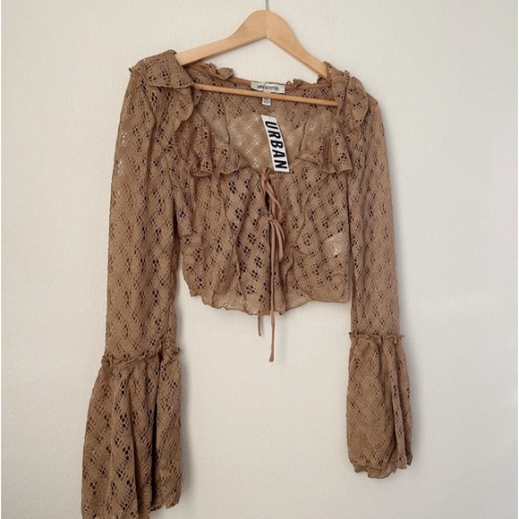 Urban Outfitters Crochet Flayaway Top - Picture 7 of 10